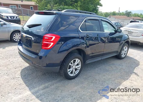2017 Chevrolet Equinox Lt из США, поврежденный, VIN 2GNALCEK4H1608599